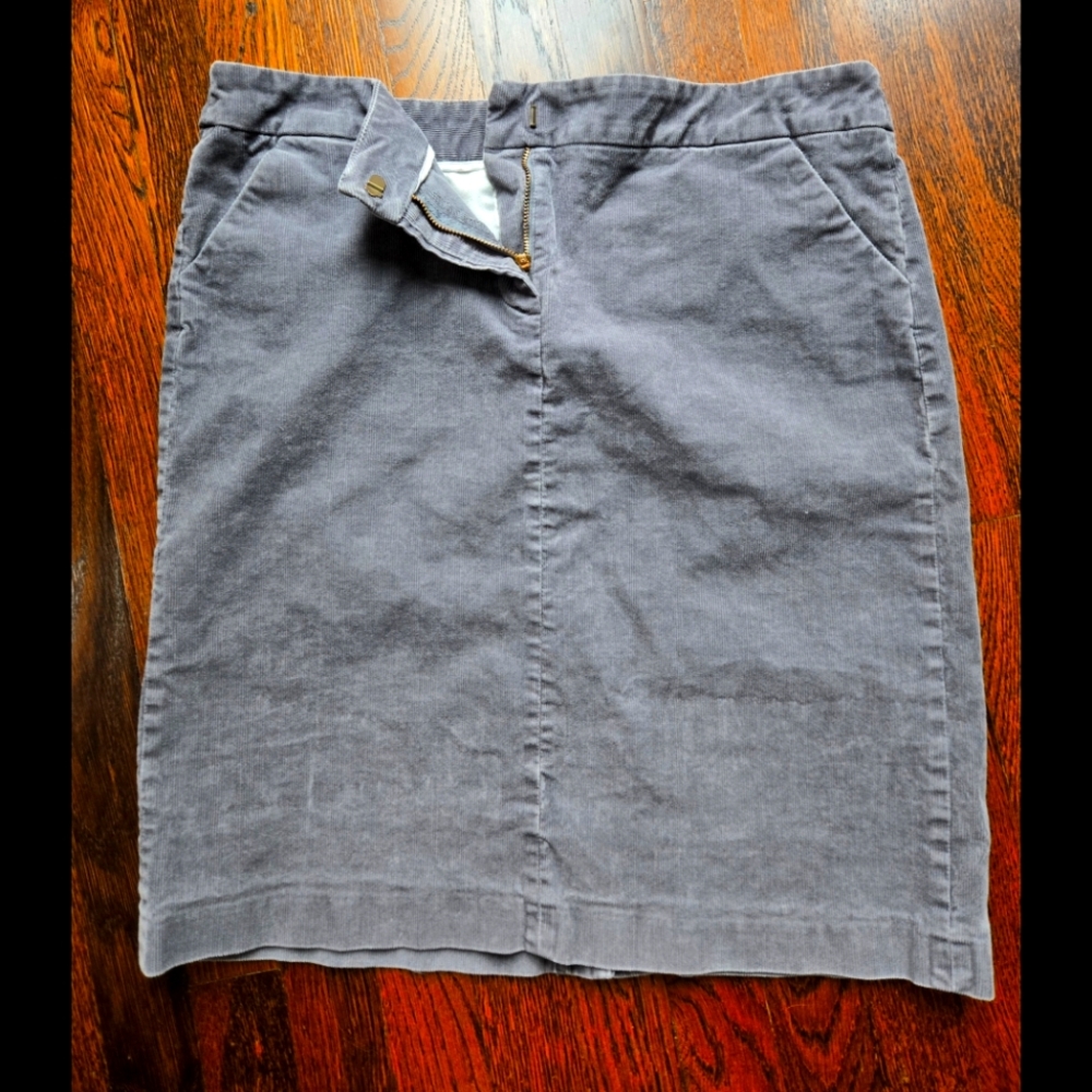 Jcrew Corduroy Mini Skirt‎ Size 12